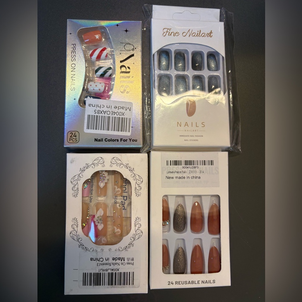 Press On Nails Set - Multicolor